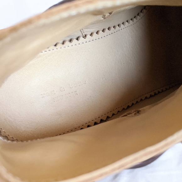 Rag & Bone Leather Strap Dalton Ankle Boots - Picture 14 of 15